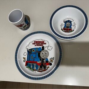 Thomas the Tank Engine Plate, Bowl and cup set
Excellent condition.